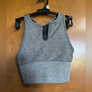 PINK Victoria's Secret Gray Crop Top